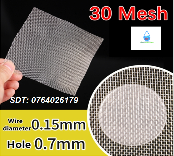 lưới inox 30 mesh – inox 201